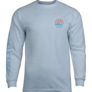 Salt Life Long Sleeve Raising Sun Rays Blue T-Shirt Men’s Size L Large NEW